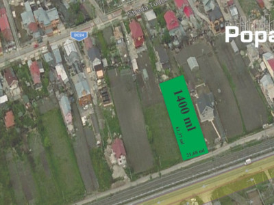Otopeni langa linia de centura teren intravilan 1400 mp, deschidere 22 ml