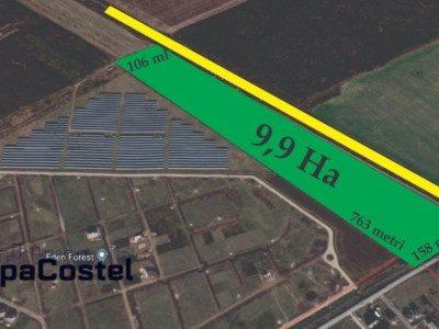 Tartasesti - Dambovita teren intravilan 10 ha deschidere 158 ml